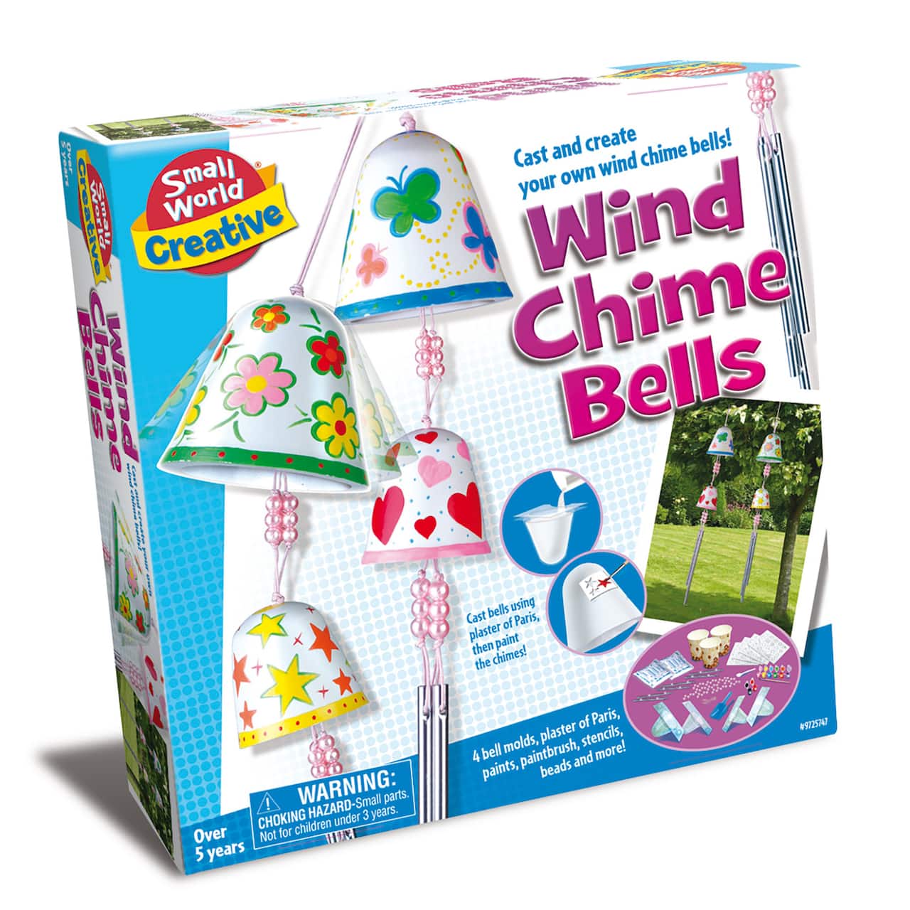 Small World Toys Wind Chime Bells DIY Craft Kit